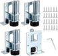 OwnMy 4 Packs Heavy Duty Adjustable Furniture Leveling Feets L Shaped Furniture by OwnMy