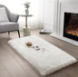 SERISSA 2x4 Fluffy White Faux Sheepskin Shaggy Rug by SERISSAHomeDecorCollection