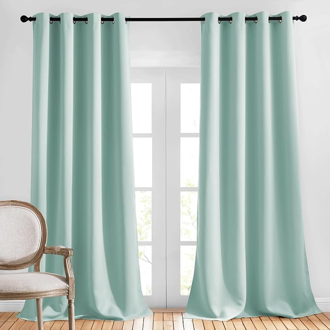 NICETOWN Room Darkening 108 inches Long Curtains by NICETOWN