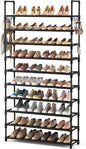 VTRIN 10 Tier Shoe Rack Tall Large Capacity Wide Shoe Organizer by VTRIN