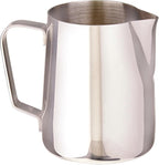 Rattleware 12 oz Macchiato Milk Frothing Pitcher Premium Stainless Steel Latte Art Pitcher with Drip Resistant Spout and Comfortable Handle for Home Cafe Barista Restaurant and Commercial Espresso Use