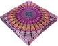 Mandala Floor Pillow Cover Meditation Cushion Seating Throw Hippie Round by EyesofIndia