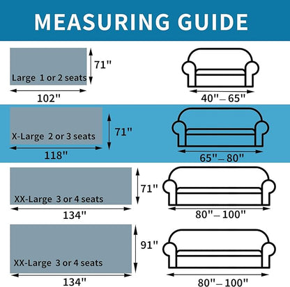 HAOMAIJIA Non Slip Couch Cover Sofa Covers - Image 4