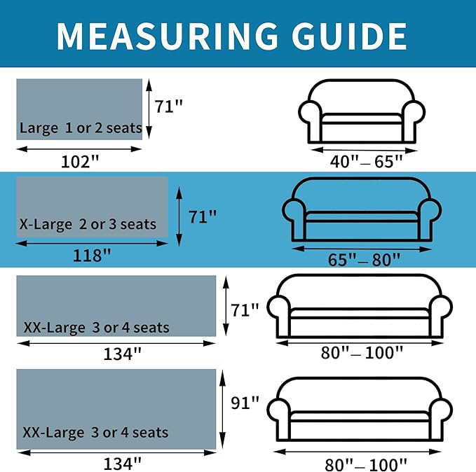 HAOMAIJIA Non Slip Couch Cover - Image 4