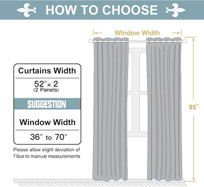 ChrisDowa Grommet Blackout Curtains - Image 5