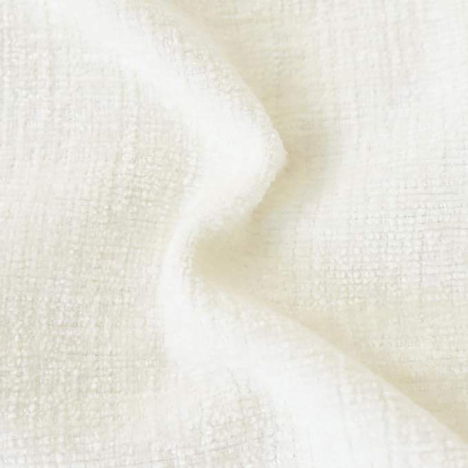 CaliTime Decorative Couch Throw Pillow Covers 24 X 24 Inches Cream | Pack of 2 - Image 2