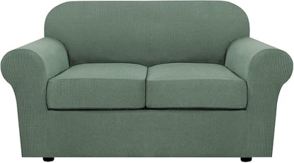 H.VERSAILTEX 3 Piece Stretch Sofa Covers by HVERSAILTEX