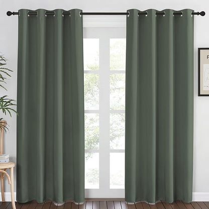 NICETOWN Blackout Curtain for Living Room 84 inch Long by NICETOWN