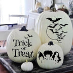 Halloween Stencils for Painting on Wood 12”x8” Large Halloween Stencil Boo Trick or Treat Bats Hocus Pocus Stencils for Door Mats Wood Sign T-Shirt Decor