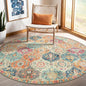 Lahome Moroccan Washable Round Area Rug, Soft Round Rugs 6ft Ultra-Thin Non-Slip by Lahome