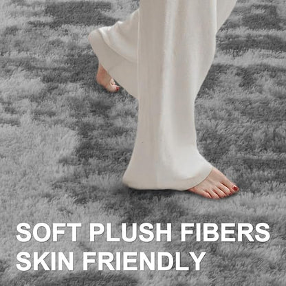 Shag Rugs for Bedroom Living Room, Tie-Dyed Ultra Soft Fluffy Furry Area Rugs - Image 4