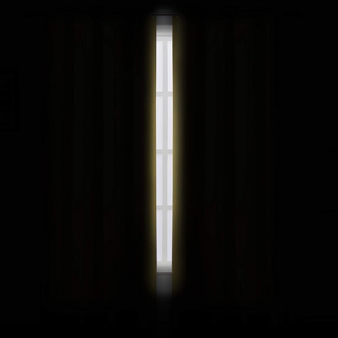 Yellow Thermal Blackout Curtains/52 x 84 Inch/Set of 2 Panels Room Darkening - Image 3