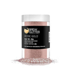 Rose Gold BREW GLITTER Edible Glitter For Drinks, Cocktails, Beer, Garnish Glitter & Beverages | KOSHER & HALAL Certified | 100% Edible & Food Grade | Vegan, Gluten, Nut Free (25g, Rose Gold)