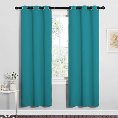 NICETOWN Room Darkening Curtains 72 inch Length 2 Panels, Thermal Insulated by NICETOWN