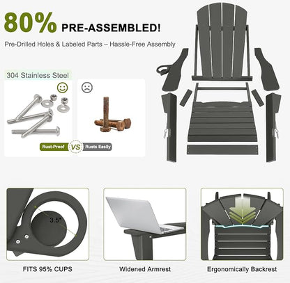 Plastic Adirondack Chair - Image 7