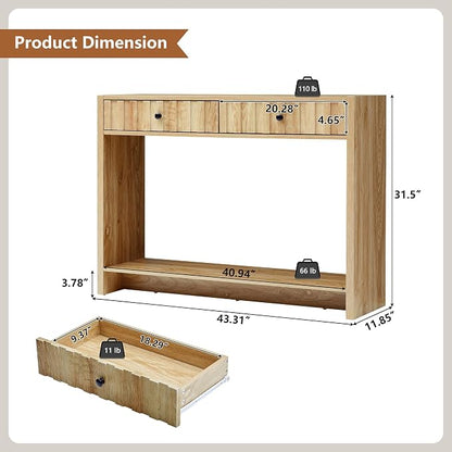 AVZEAR Entryway Console Table - Image 2