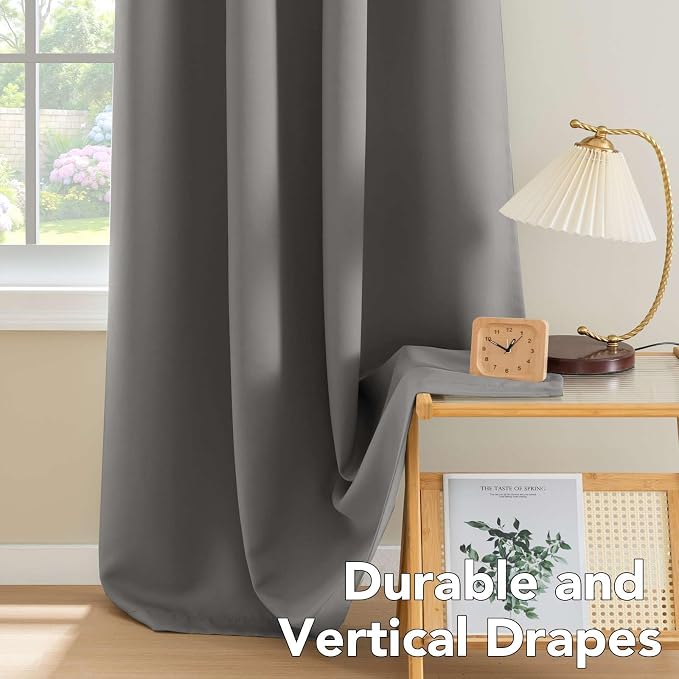 H.VERSAILTEX Blackout Curtains for Bedroom Thermal Insulated Room Darkening - Image 8