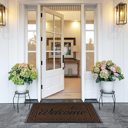 Yimobra Fall Door Mat Outdoor Indoor, Heavy Duty Windproof Welcome Mats - Image 7