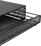 Mind Reader Single Serve Coffee Pod Drawer, 36 Pod Capacity, Countertop Organizer, Metal, 12.75" L x 13" W x 3" H, Black