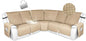 HDCAXKJ 100% Waterproof Reclining Sectional Couch Covers L Shape Recliner Sofa by HDCAXKJ
