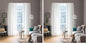 MIULEE White Sheer Curtains 90 inches Long Window Curtains 2 Panels Solid Color by MIULEE