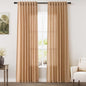 Camel Linen Curtains 84 Inches Long by Nanspring