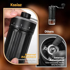 Manual Coffee Grinder, 25g Capacity Coffee Maker with 40 External Adjustable Settings, Conical Ceramic Burr Mill for Espresso Pour Over, Portable Espresso Grinder for Home Travel Camping Office