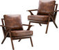 Bonzy Home Mid Century Modern Chairs, Accent Chairs Set of 2, Comfy Upholstered by BonzyHome
