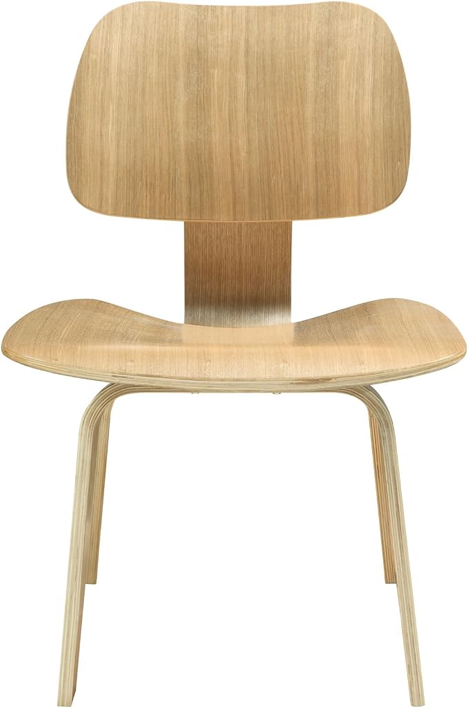 Modway Fathom Mid-Century Modern Molded Plywood Kitchen and Dining Room Chair - Image 3