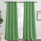 NICETOWN Froest Green Blackout Curtains 102 inches Length by NICETOWN