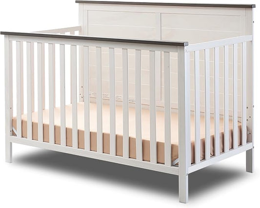 Sorelle Furniture Ashley Crib, Classic 4-in-1 Convertible Pannel Crib, Baby by SorelleFurniture