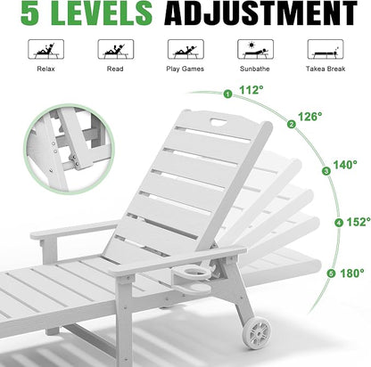 Outdoor Lounge Chair Set of 2 - Image 4