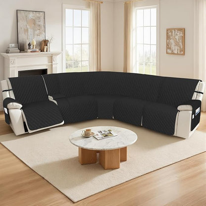 Arfntevss Recliner Sectional Couch Covers 1OO% Waterproof L Shape Sofa Cover - Image 7