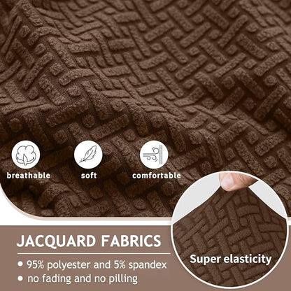 ALIECOM Recliner Sectional Couch Covers L Shape Stretch Corner Reclining - Image 4