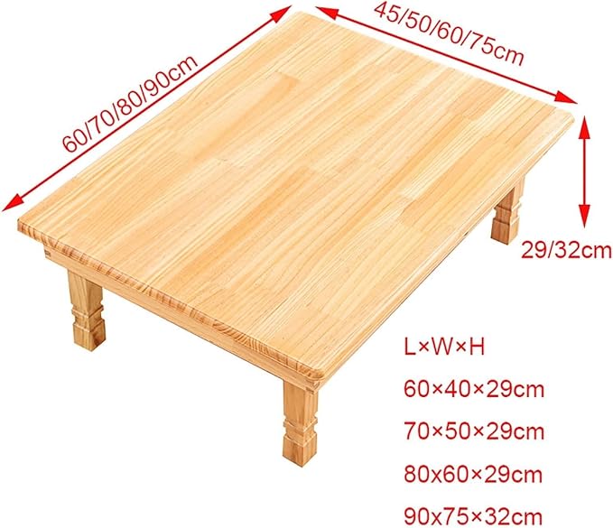Folding Table, Korean Solid Wood Dining Table/Coffee Table/Study Table/Kang - Image 3