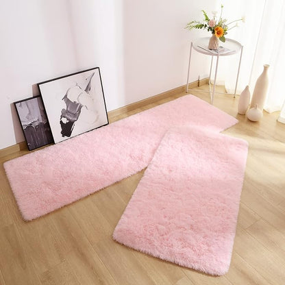 Chicrug Soft Runner Rug for Bedroom Living Room Plush Fluffy Rugs 2x6 | Shag - Image 5