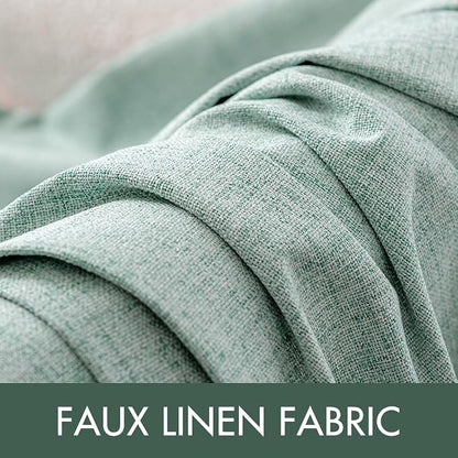 MIULEE Linen Texture 90 Inches Curtains - Image 5