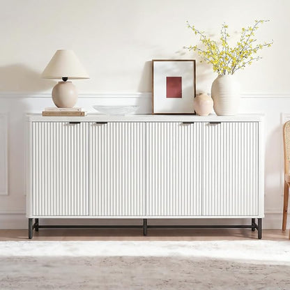 Fatmok 65" Fluted Buffet Cabinet by Fatmok