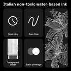 ARTISTRO 5 White Paint Pen for Rock Painting, Stone, Ceramic, Glass, Wood, Tire, Fabric, Metal, Canvas. Set of 5 Acrylic Paint White Marker Water-based Extra-fine Tip