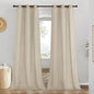 NICETOWN Rustic Linen 96 inch Long Curtains by NICETOWN
