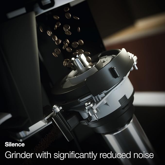 Miele CM 5310 Silence Automatic Coffee Maker - With OneTouch for Two, AromaticSystem, coffee pot, cleaning programs and more, in Obsidian Black