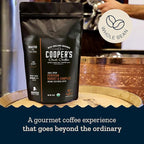 Organic Cold Brew Coffee Peru Reserve Single Origin Peruvian Coarsely Whole Bean - 1 lb. Bag - Medium Roast