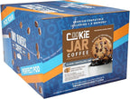 Cookie Jar Chocolate Chip Coffee Pods, 40 Single-Serve Pods, Compatible with Keurig K Cup Brewers, Convenient Brewing, Smooth Aroma