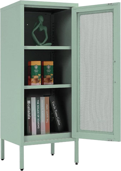 Slim Metal Storage Cabinet by Albad