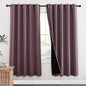 NICETOWN 100% Blackout Window Curtain Panels, Full Light Blocking Drapes by NICETOWN