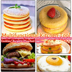 DATANYA 8Pack Crumpet Rings NONSTICK English Muffin Ring 4 Inch - Stainless Steel Double Rolled Tart Rings Upgraded Round Metal Cooking Pastry Ring Molds for baking