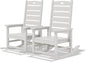 SERWALL Outdoor Rocking Chair Set of 2, Oversized Rocking Chair by SERWALL