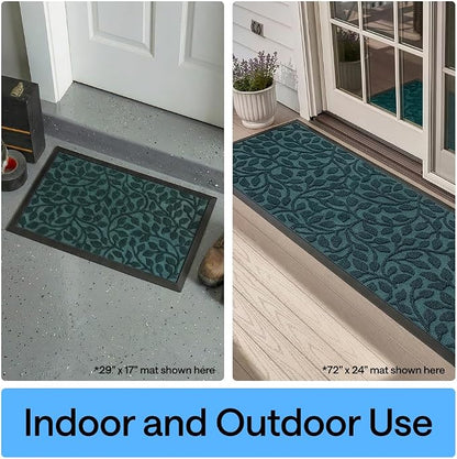 GORILLA GRIP 100% Waterproof All-Season WeatherMAX Doormat 35x23, US Designed - Image 9