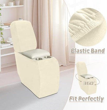 Arfntevss Sectional Recliner Couch Covers Velvet Corner Sectional Sofa Cover - Image 6