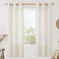 Linen Sheer Curtains 72 Inches Long by LAMIT